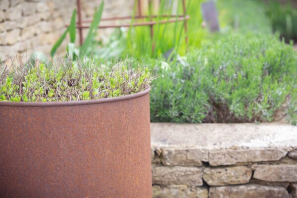 Metal Circular Planter