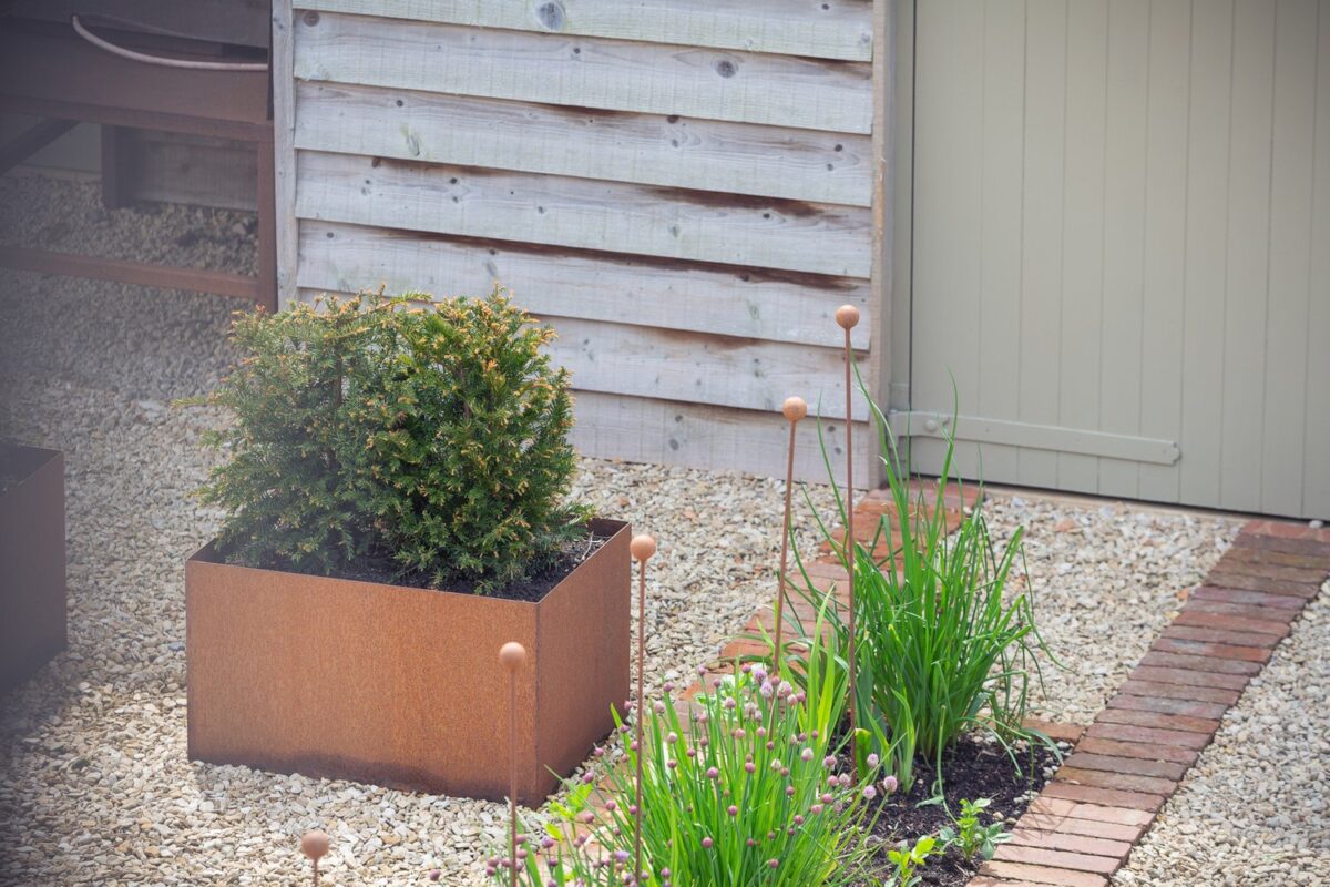 Steel Trough Planter